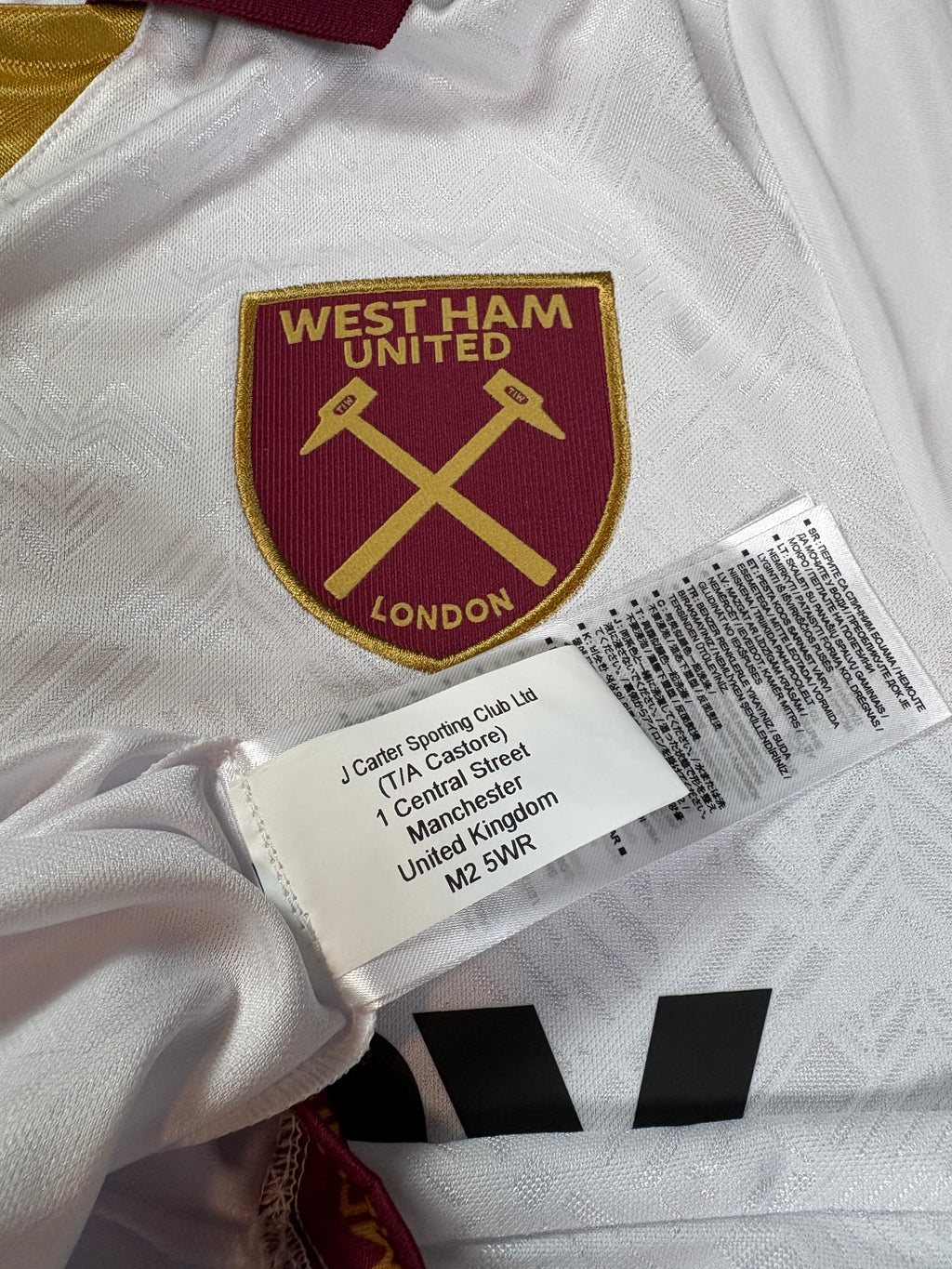West Ham 2024/25 Away Umbro Football Shirt Medium Bowen 20