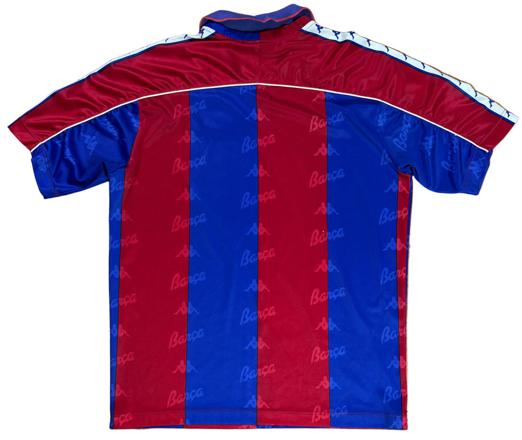 Barcelona 1995/97 Home Kappa Football Shirt Large