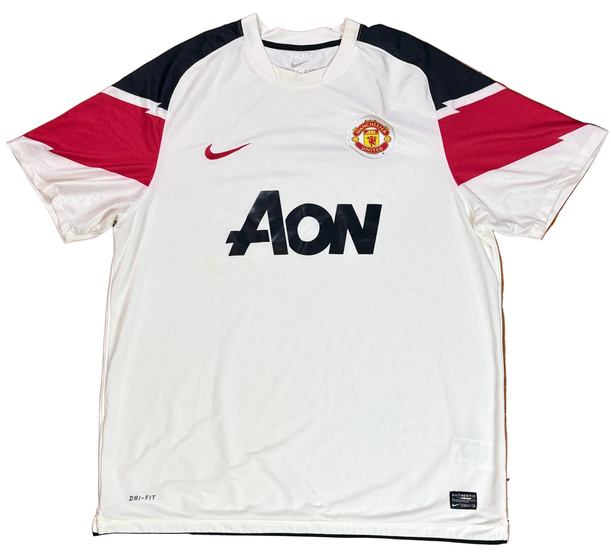 Manchester United 2010/11 Away Nike Football Shirt Extra Large