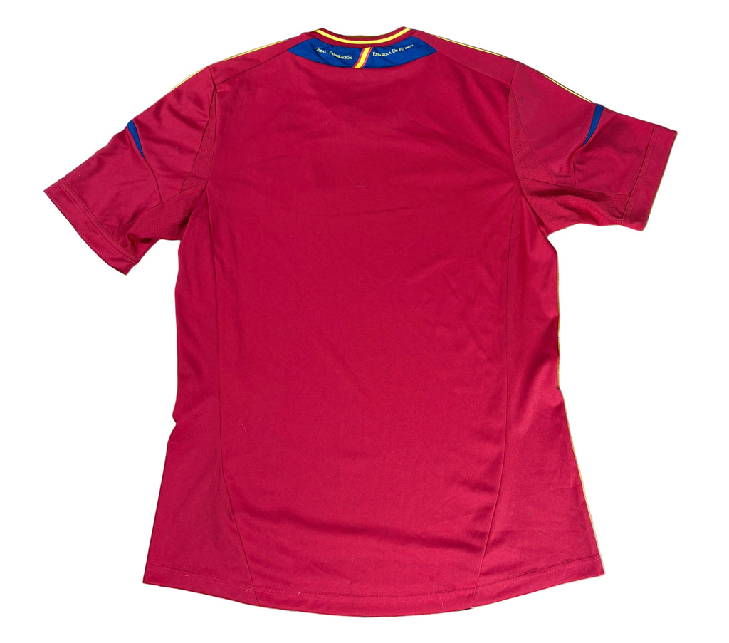 Spain 2012 Home Adidas Football Shirt Medium